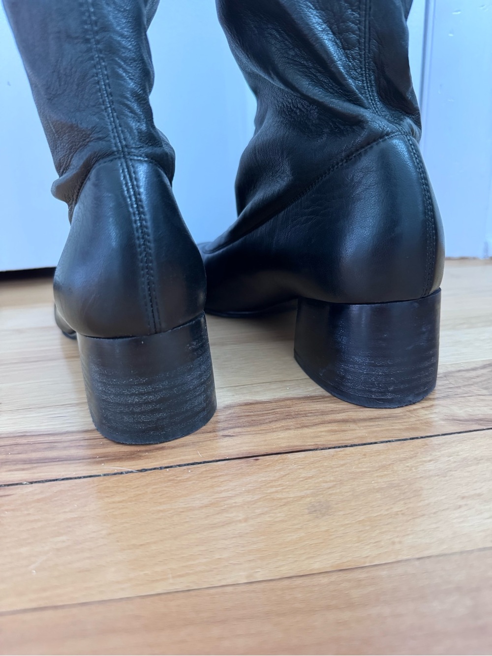 KHAITE Sedona Lambskin leather Over-The-Knee Boots size 9 - Picture 11 of 14